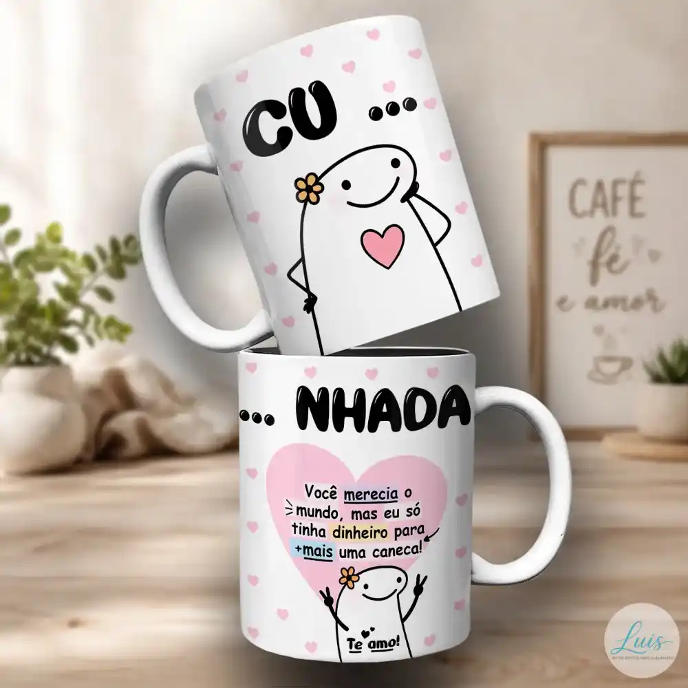 Arte Para Caneca Flork Cunhada – Arquivo Digital Sublimação - Imagem 2