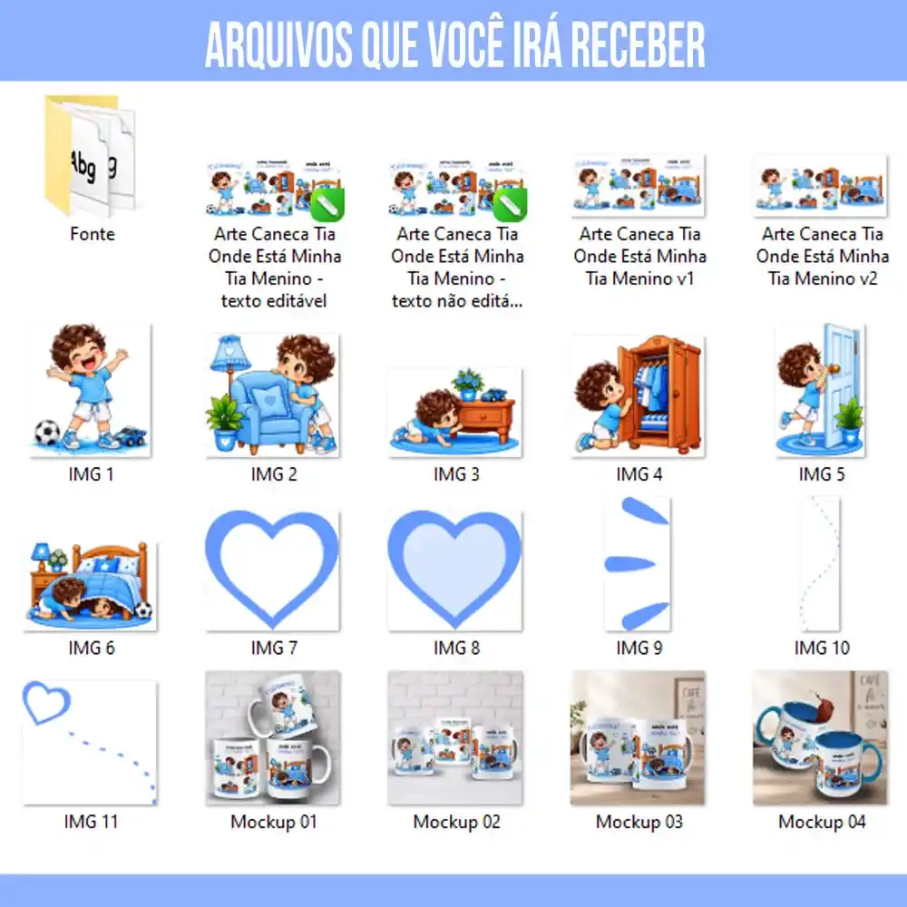 arquivos da arte para caneca tia onde está minha tia menino