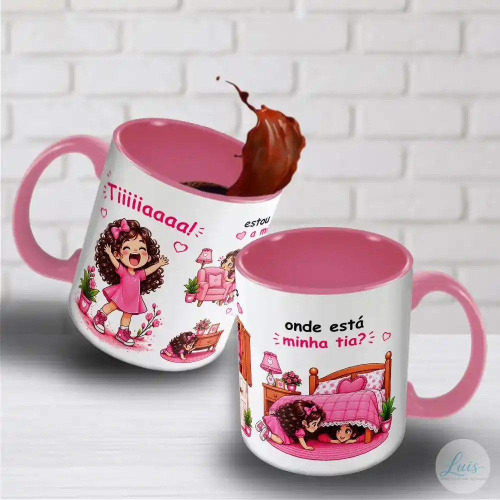 Arte para Caneca Tiiiiiaaaa Onde Está Minha Tia – Arquivo Digital Sublimação - Imagem 4