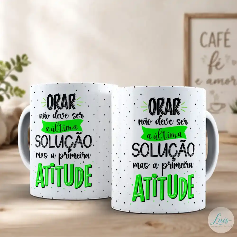 Arte para Caneca Frases Bíblicas – Arquivo Digital Sublimação