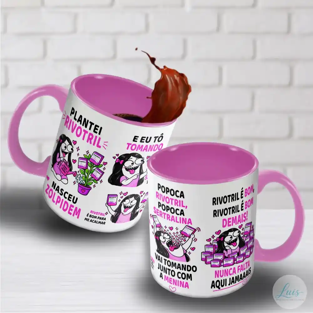 arte para caneca ser dindo e ser dinda em 2026 com frase em destaque "Uso EXCLUSIVO PARA QUEM VAI ser DINDO em 2026", com detalhes coloridos em azul e amarelo e fundo branco